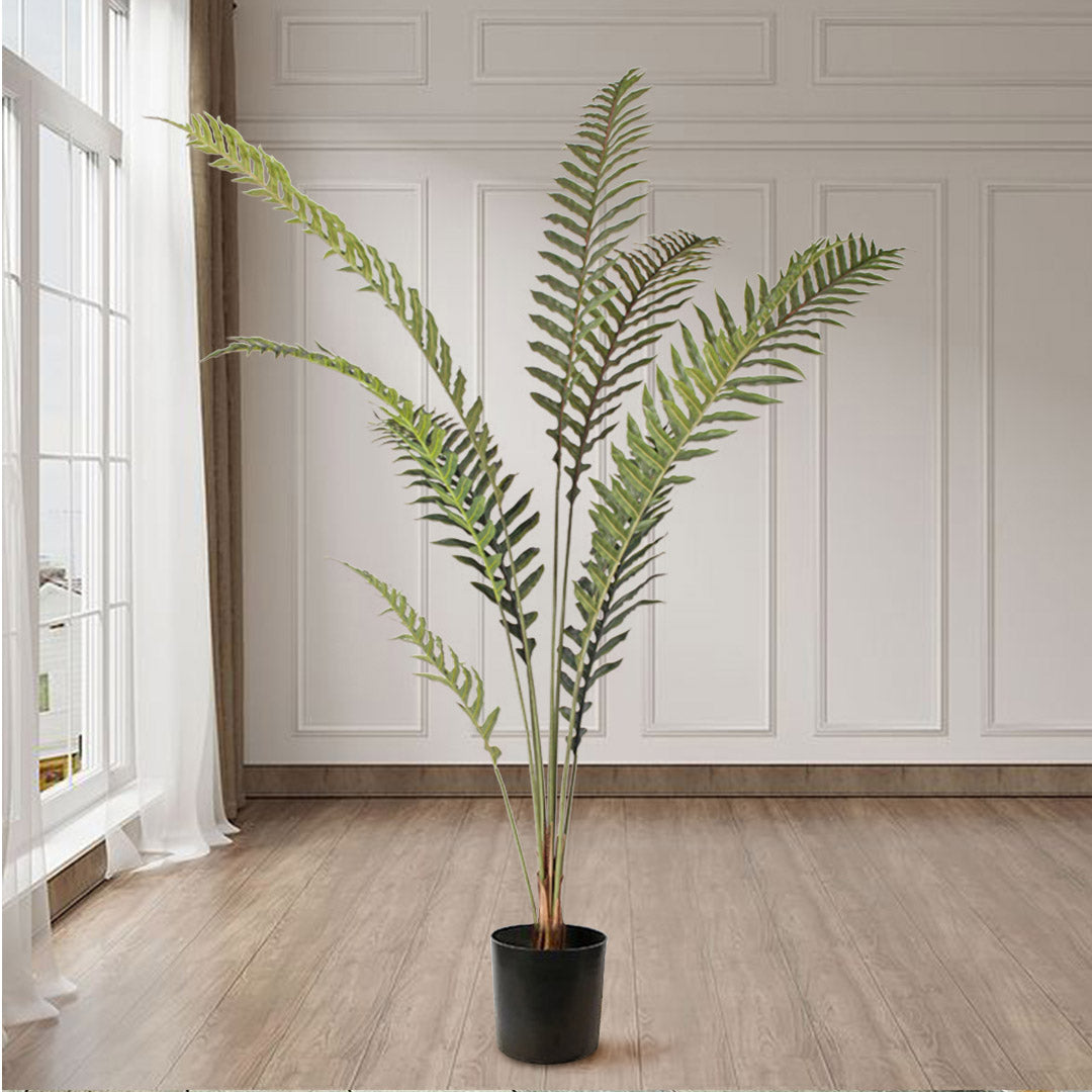 Artificial Hare's Foot Fern Tree 210cm