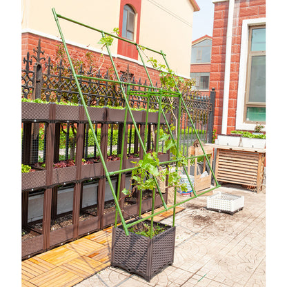 Inclined Garden Trellis Plant Frame 160x160cm