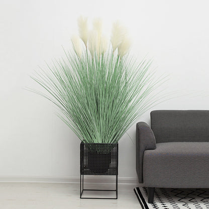 Artificial Potted Bulrush Reed Grass 110cm