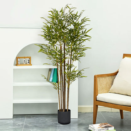 Artificial Lucky Bamboo Plant 120cm with 7 Branches