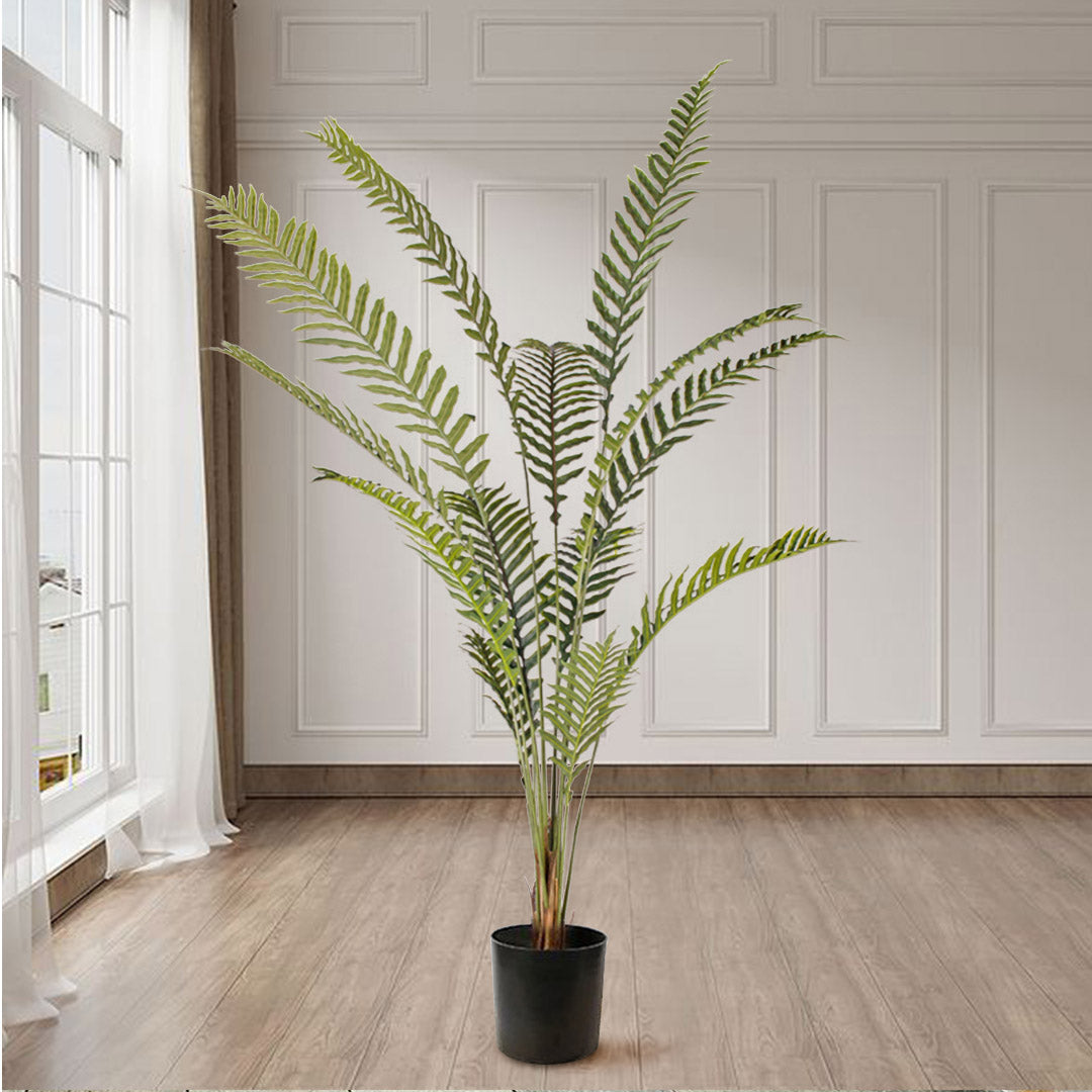 Large Artificial Hare's Foot Fern Tree 240cm