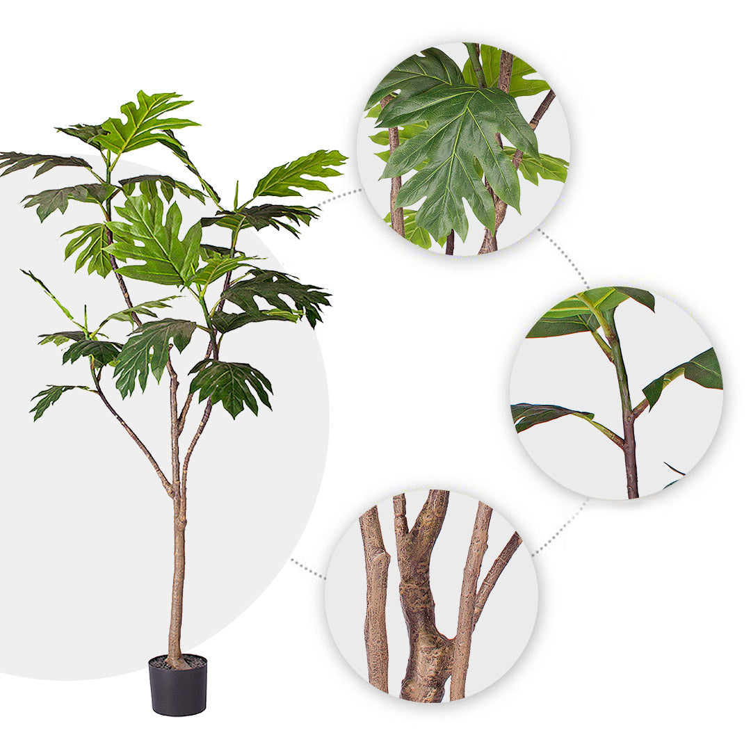 Artificial Split-Leaf Philodendron Tree 180cm