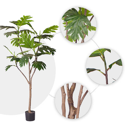 Artificial Split-Leaf Philodendron Tree 180cm