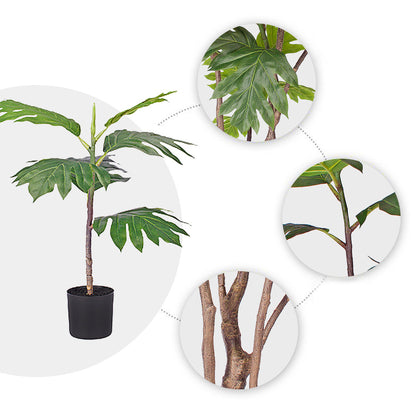 Small Artificial Split-Leaf Philodendron Plant