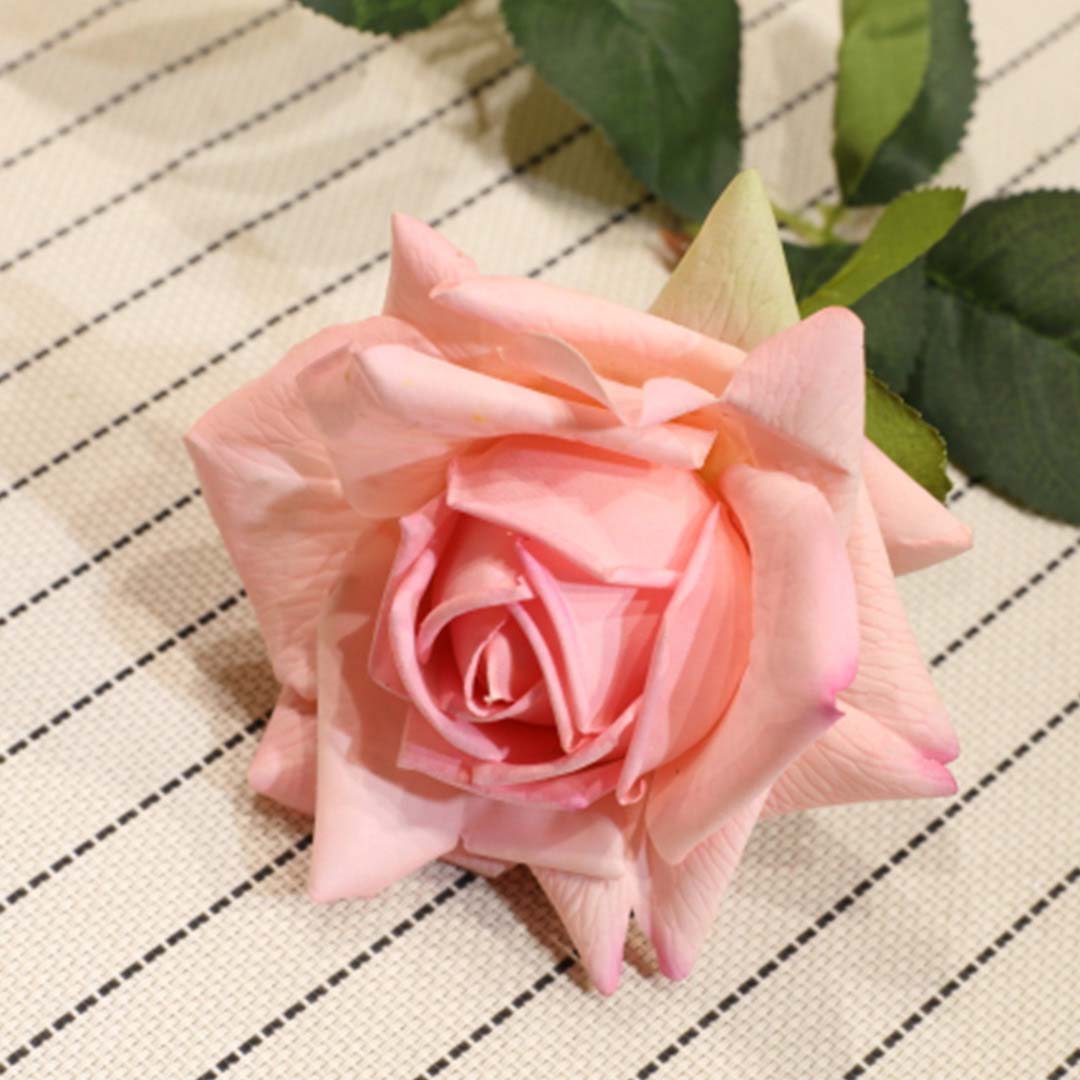 Bulk 12 Artificial Silk Roses 85cm Pink