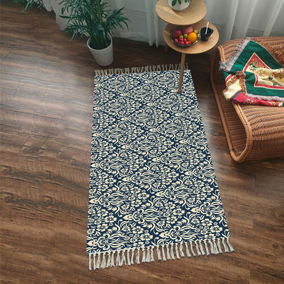 Vintage Cotton Blend Area Rug 90x180cm