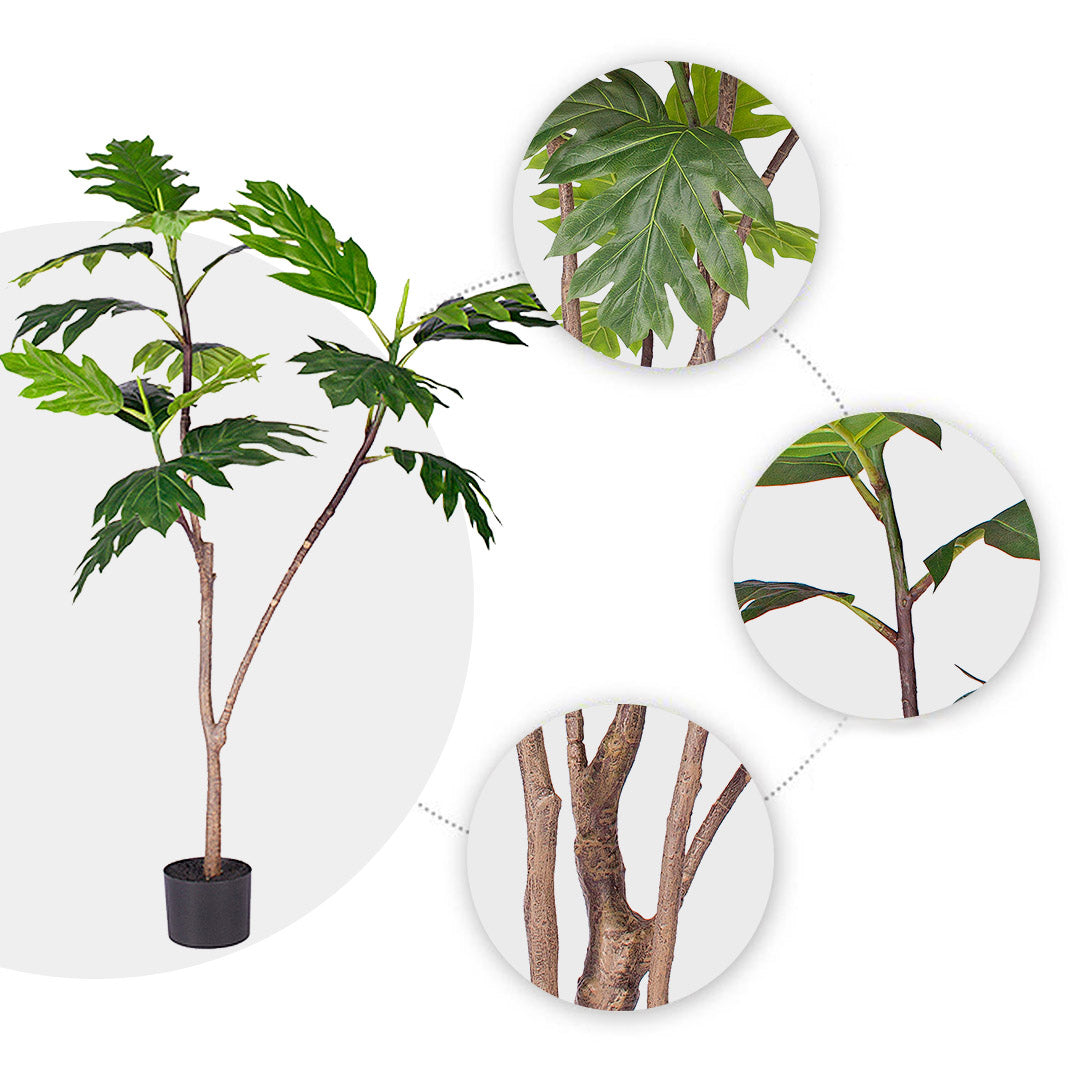 Artificial Split-Leaf Philodendron Tree 120cm