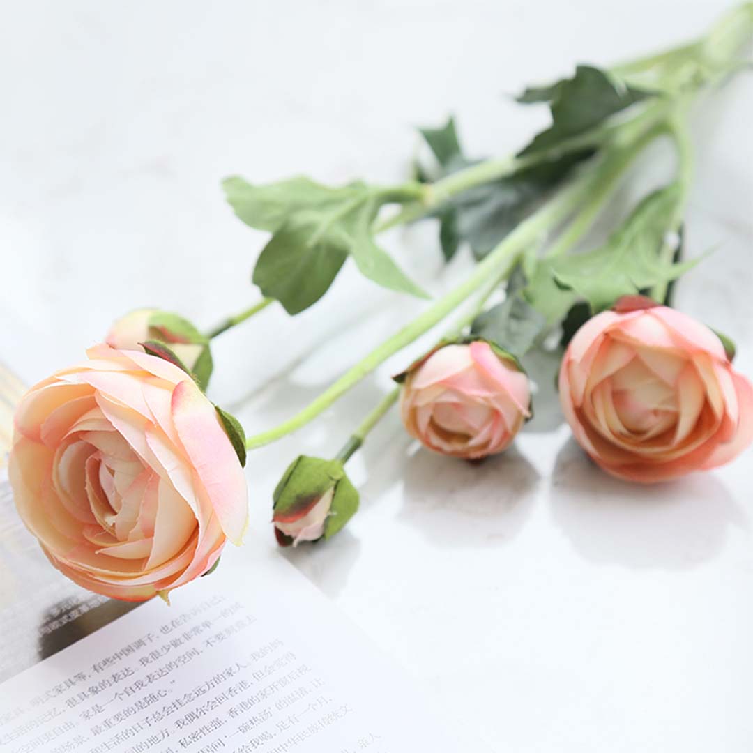 Bulk 12 Artificial Silk Roses 85cm Blue