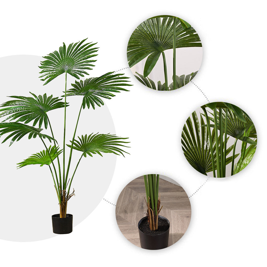 Artificial Fan Palm Tree 120cm