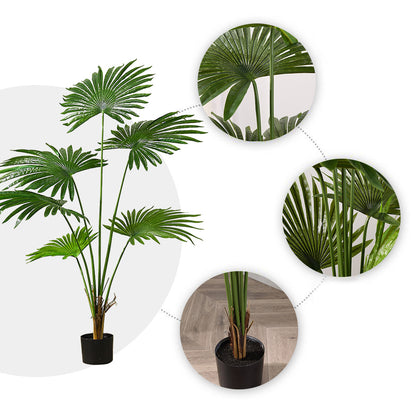 Artificial Fan Palm Tree 120cm