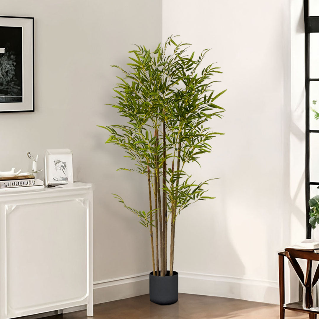 Artificial Lucky Bamboo Plant 120cm with 7 Branches