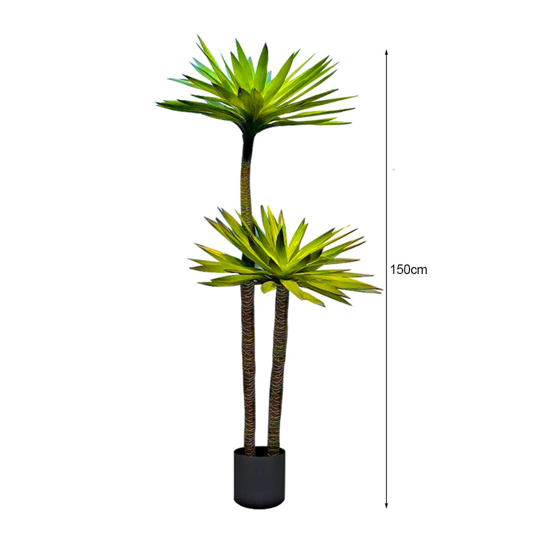 Artificial Yucca Tree 150cm with 2 Branches