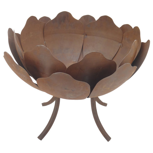 Lotus Flower Firebowl on Legs 60cm