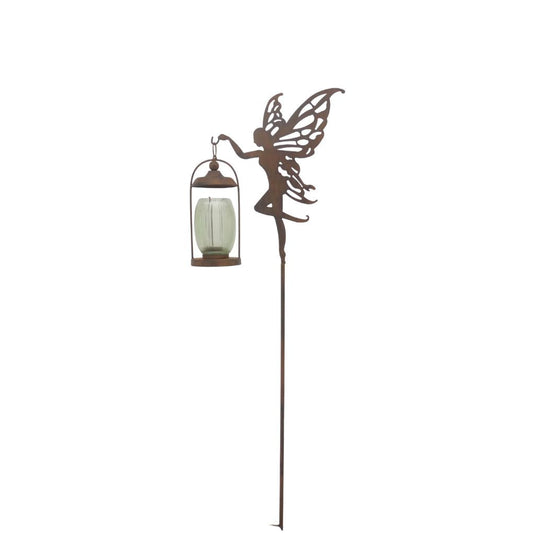Fairy Lantern Rustic Garden Stake