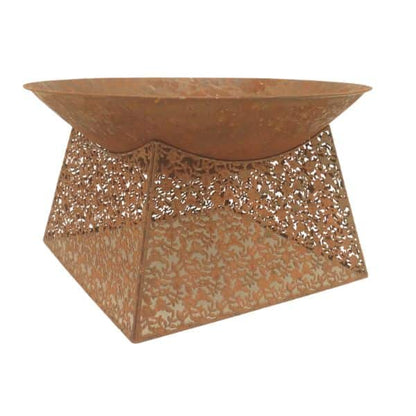 Filigree Rustic Steel Fire Pit