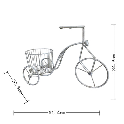 Country Garden Traingle w Basket Planter 35cm - Image 5