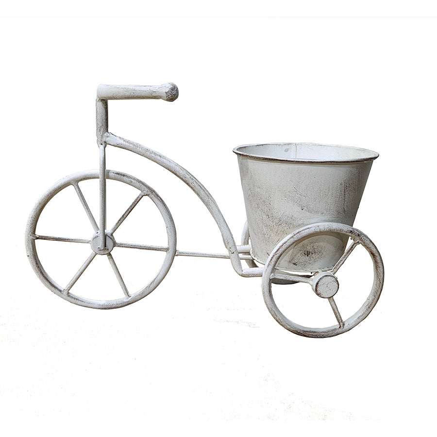 French Country Triangle w Pot Planter 21cm
