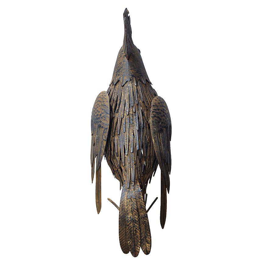 Rustic Cockatoo Garden Statue 66cm - Image 3