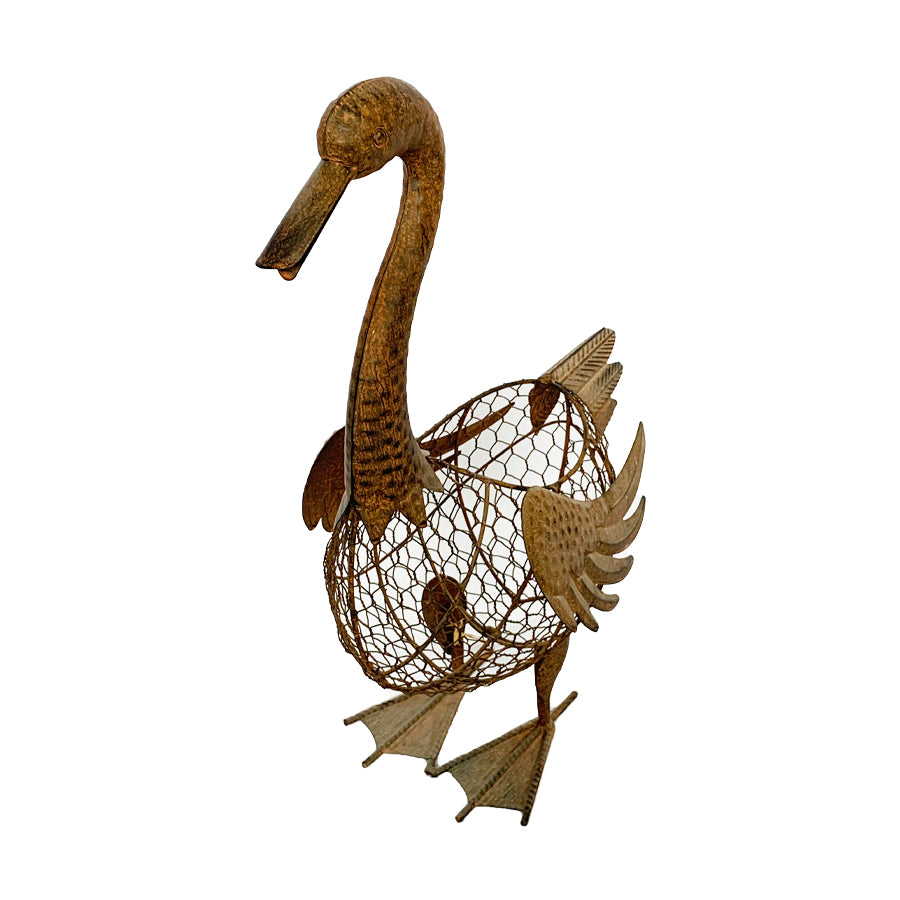 Decorative Duck Egg Basket / Storage 51cm