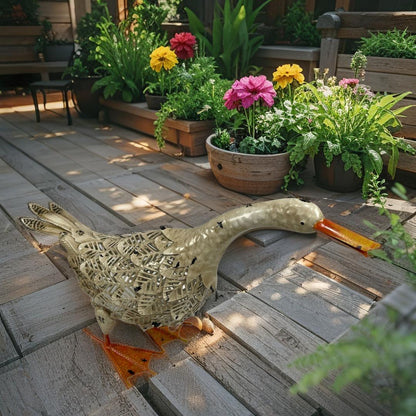 Stretching Duck Ornament 54cm - Image 2