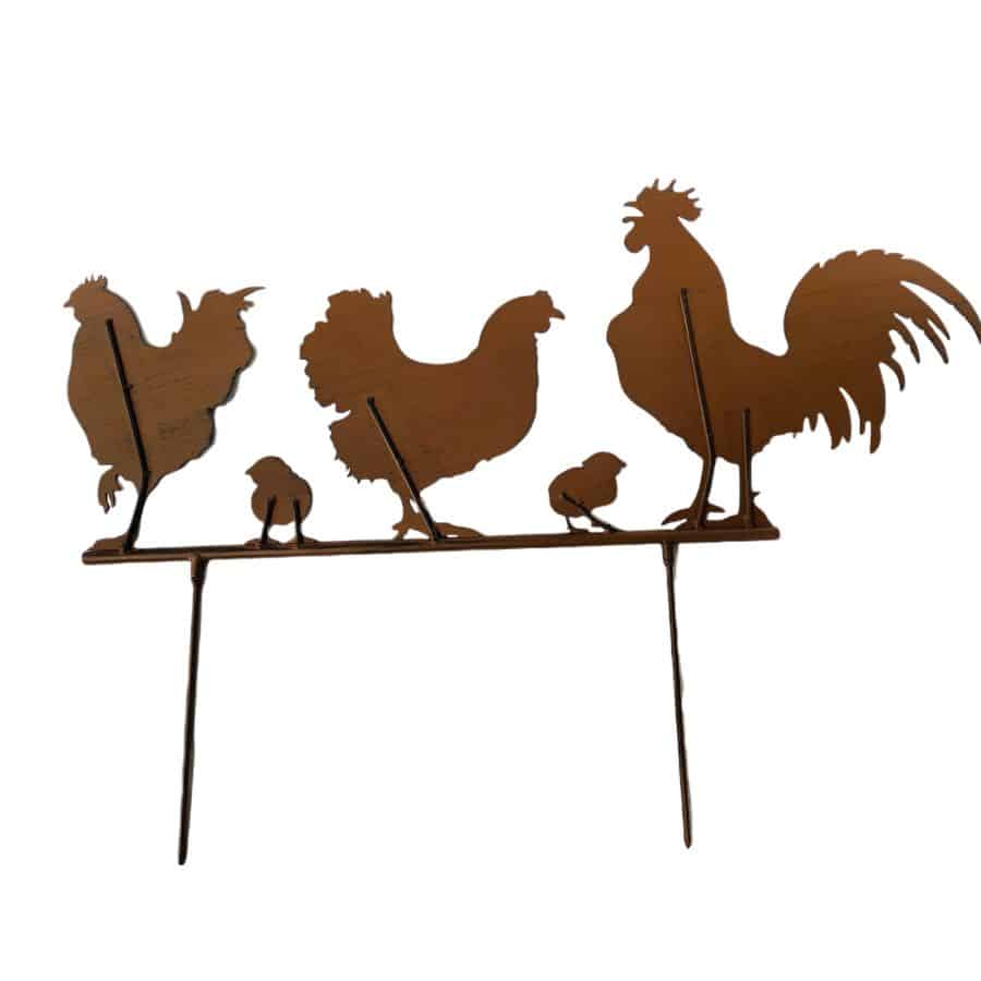 Chook Family Garden Stake 70cm - Image 3