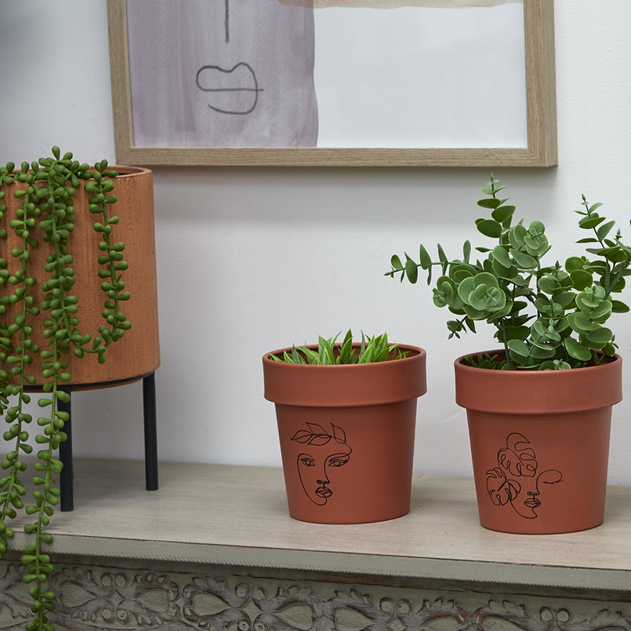 Potted Artificial Eucalyptus Plant 27cm - Image 3