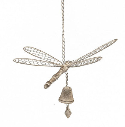 Large Hanging Dragonfly w Cast Iron Bell 70cm - Image 2