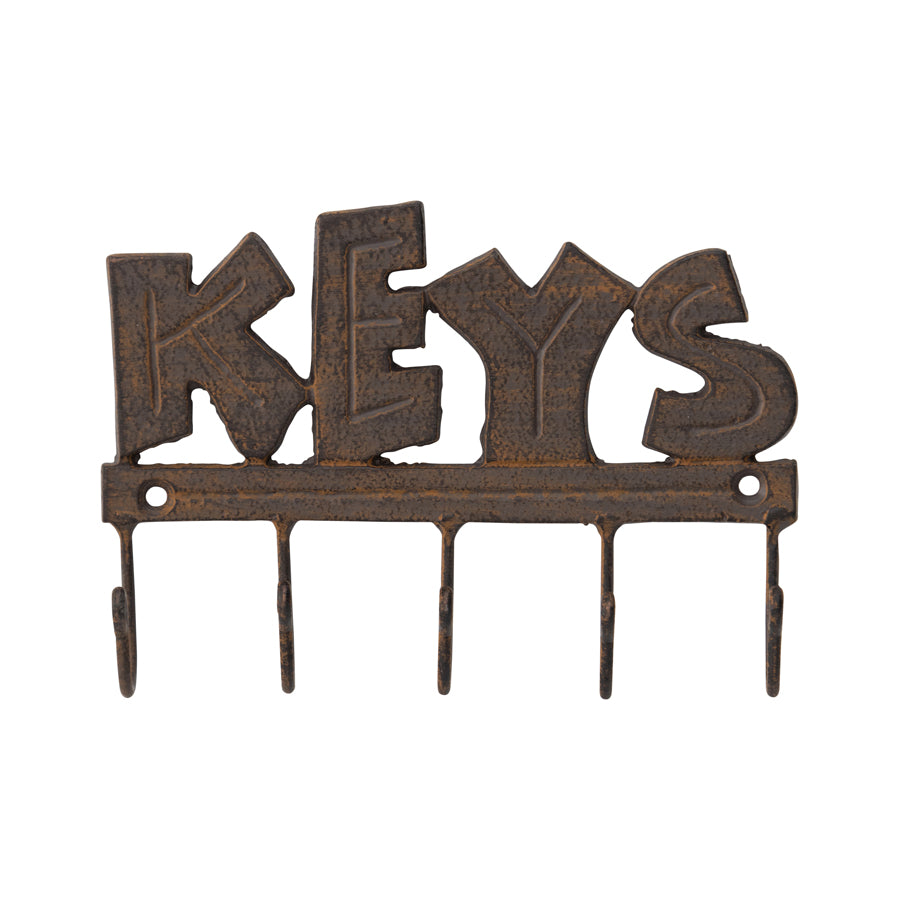 Cast Iron Trendy Wall Hanging Key Hooks 17cm - Image 2