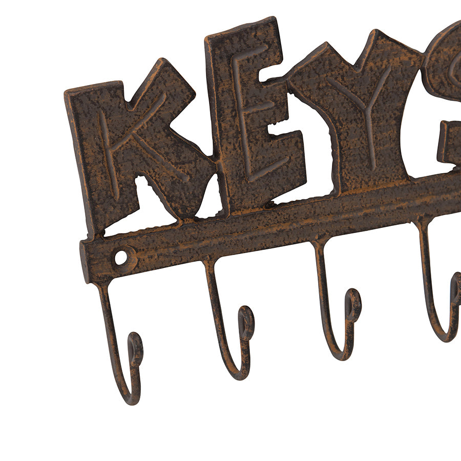 Cast Iron Trendy Wall Hanging Key Hooks 17cm - Image 3