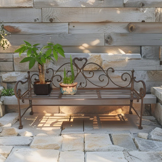 Mini Bench Potplant Holder / Display Stand 64cm - Image 2