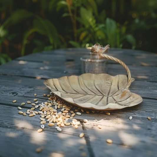 Leaf Shape Birdfeeder / Versatile Holder 37cm - Image 2