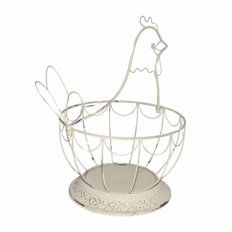 Chicken Shape Footed Bowl / Basket 30cm - Image 3