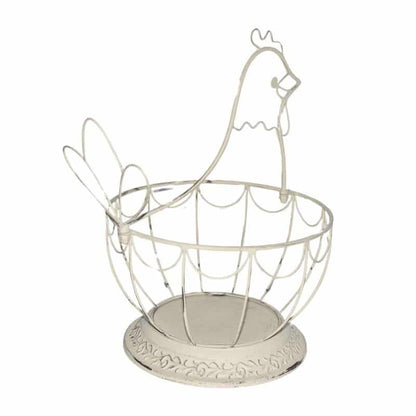 Chicken Shape Footed Bowl / Basket 30cm - Image 3