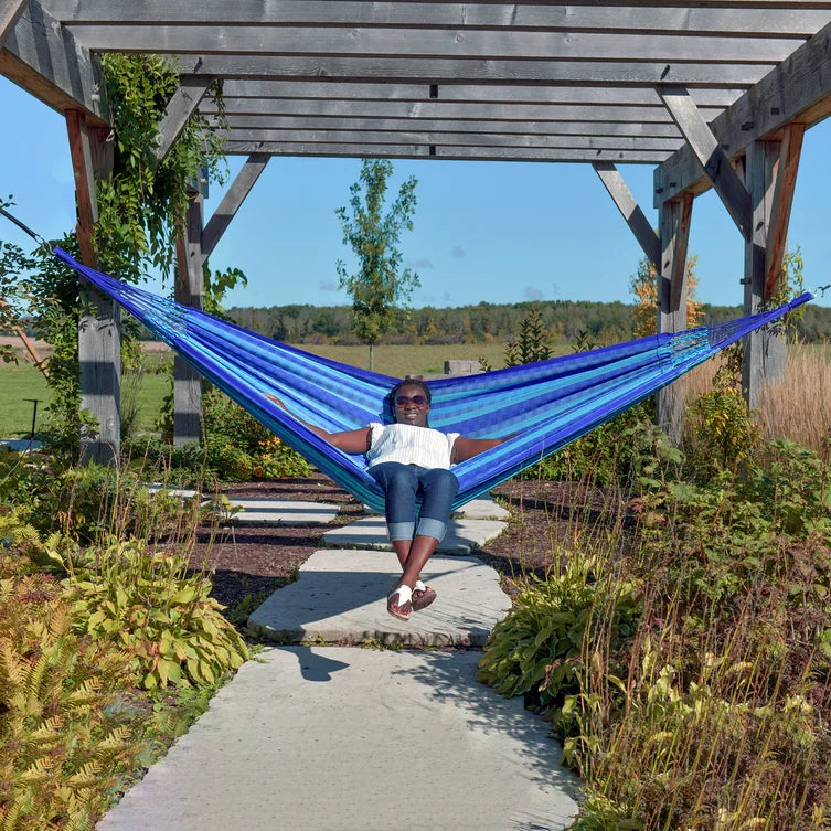 Vivere Latin Double Cotton Hammock - Laguna