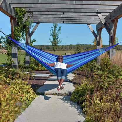Vivere Latin Double Cotton Hammock - Laguna
