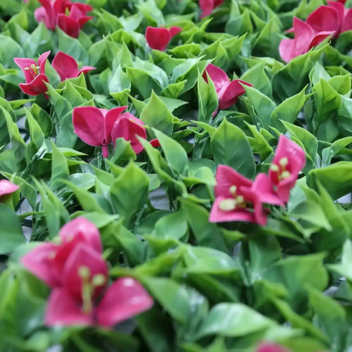 Luxury Flowering Pink Vertical Garden / Green Wall UV Resistant 1m X 1m - Image 4