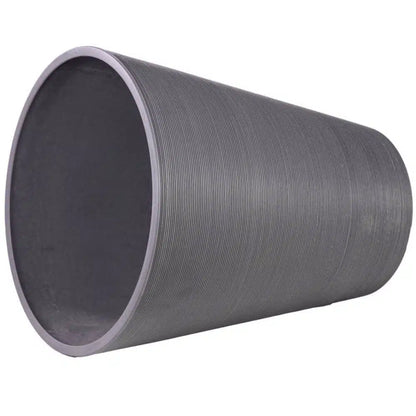 Decorative Large Modern Grey Round Planter 71cm - Image 3