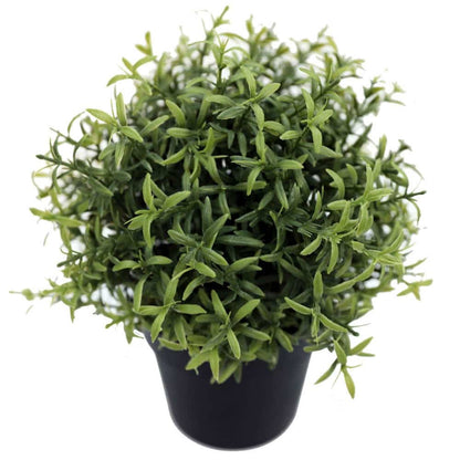 Small Potted Artificial Rosemary Herb Plant UV Resistant 20cm - Image 3