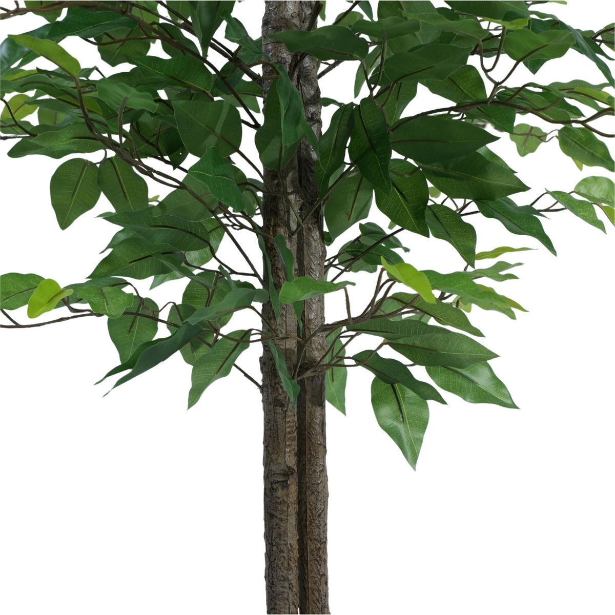 Mixed Green Bushy Artificial Ficus Tree 180cm - Image 5