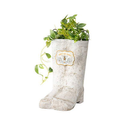 Distressed Gumboots Planter 31cm