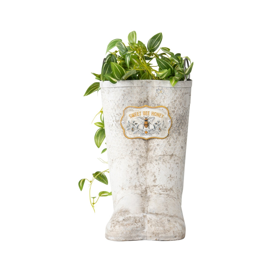 Distressed Gumboots Planter 31cm - Image 5