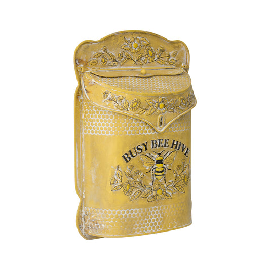 Vintage Yellow Busy Bee Postbox 40cm - Image 2