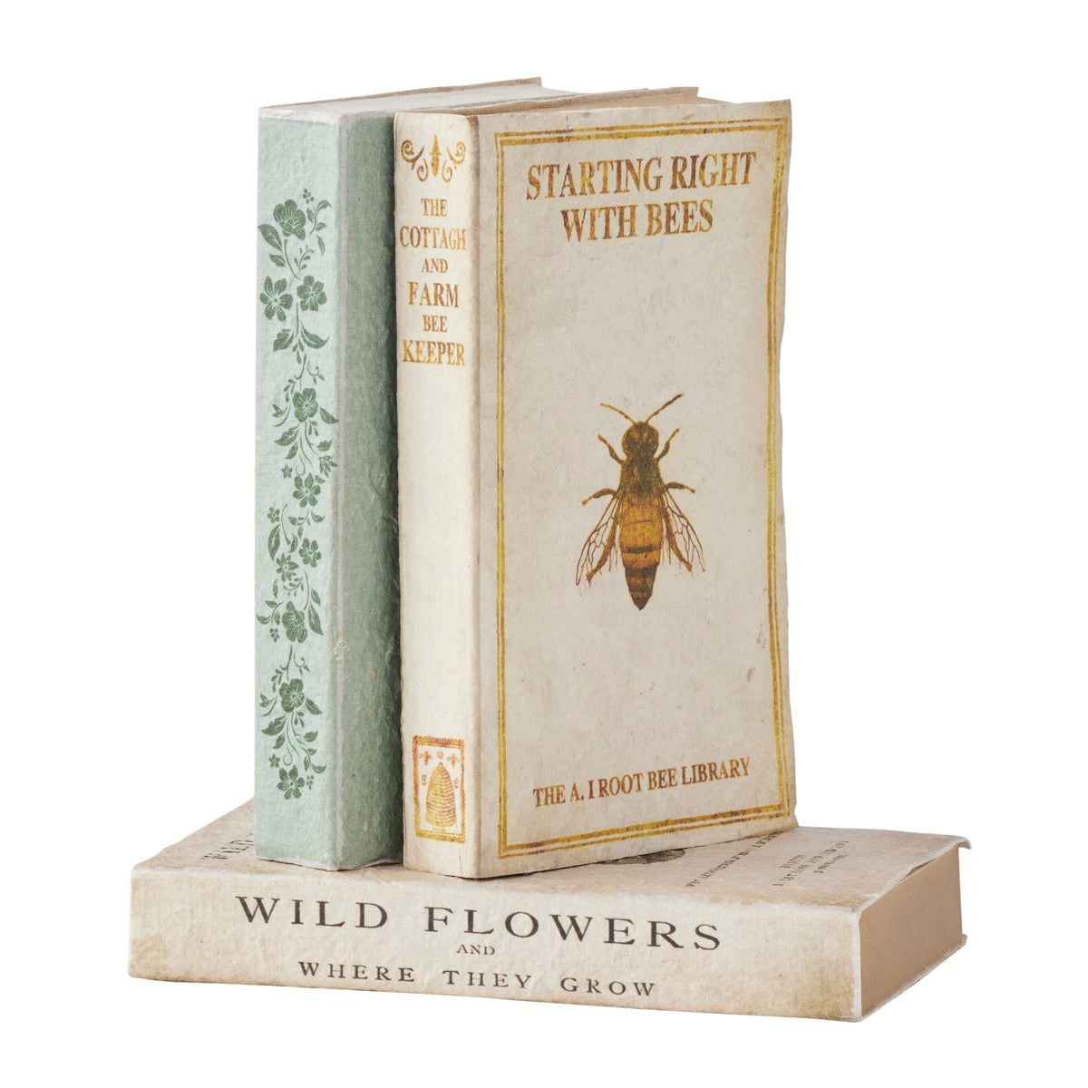 Set 3 Handmade Gardeners Vintage Note Books 4cm