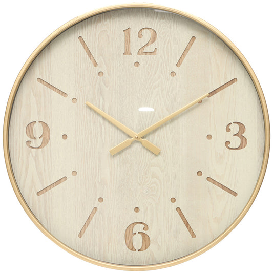 Large Aura Clock w Glass Front 60cm