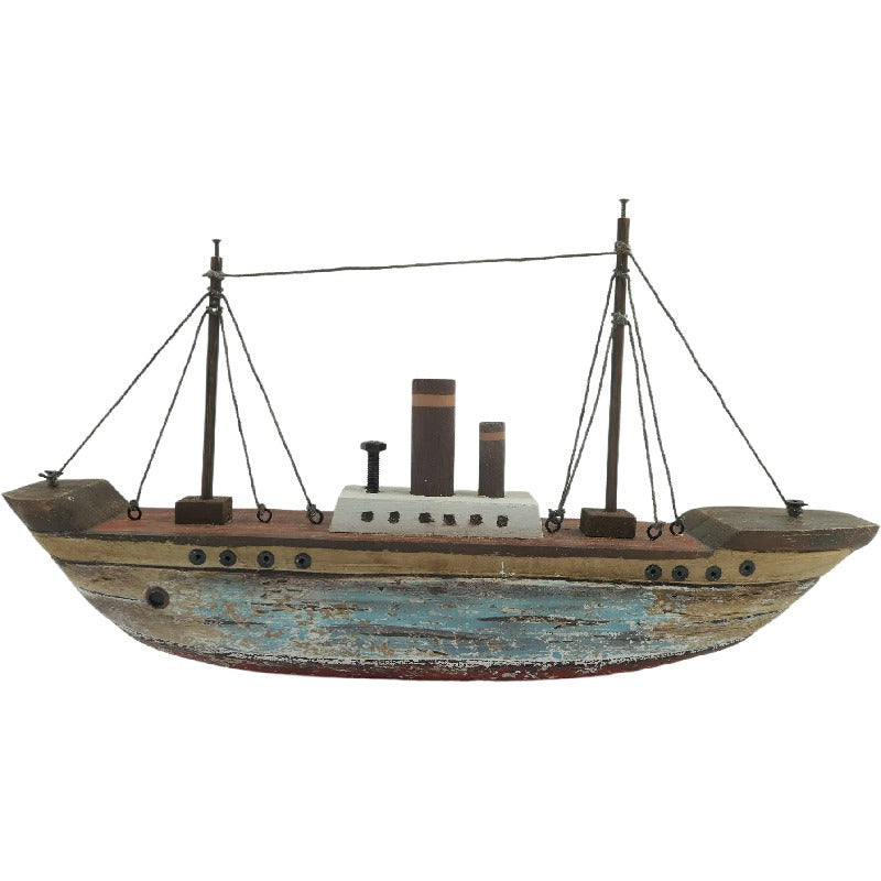 Handcrafted Ship Ornament 37cm - Image 2
