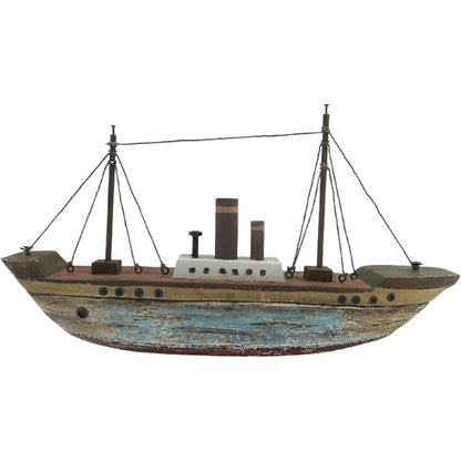 Handcrafted Ship Ornament 37cm - Image 2