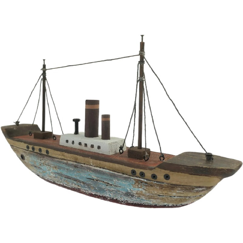 Handcrafted Ship Ornament 37cm - Image 3