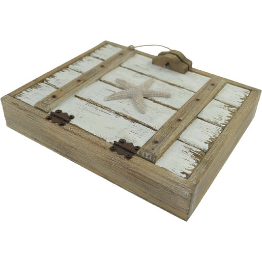 Handcrafted Wall Hanging Beach House Keybox 22cm - Image 2