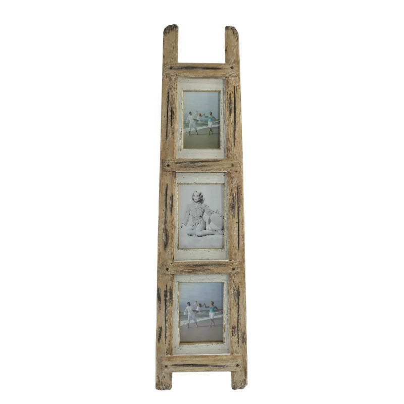 Handcrafted 'Ladder' Floor / Wall 4x6in/5x7in Photoframe 90cm