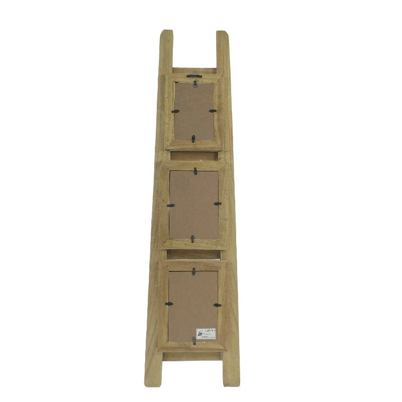 Handcrafted 'Ladder' Floor / Wall 4x6in/5x7in Photoframe 90cm - Image 3